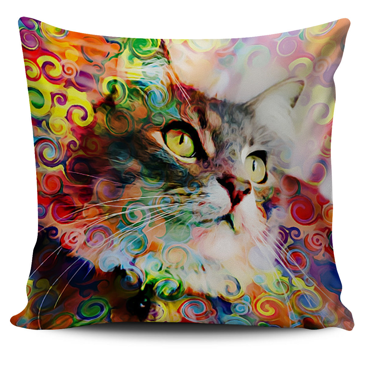 Cat Pillow Cover - Modern Style