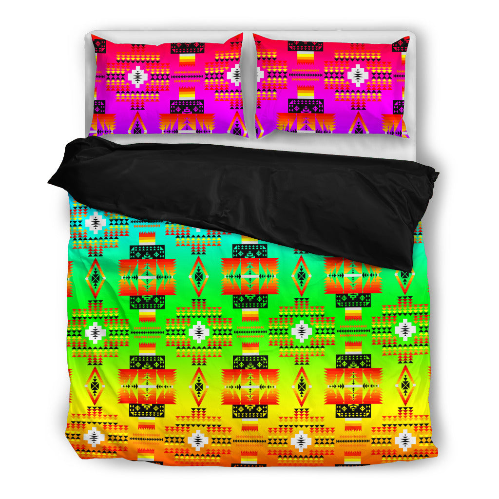 Seven Tribes Rainbow Bedding 