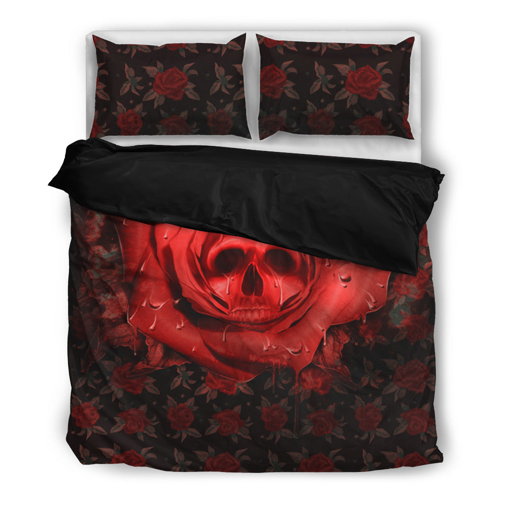 Rose Skull Bedding