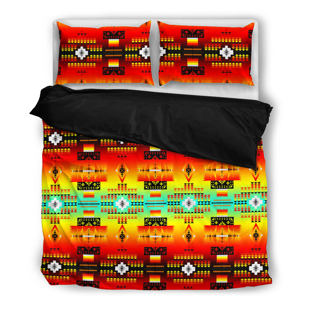 Seven Tribes Fire Fade Bedding