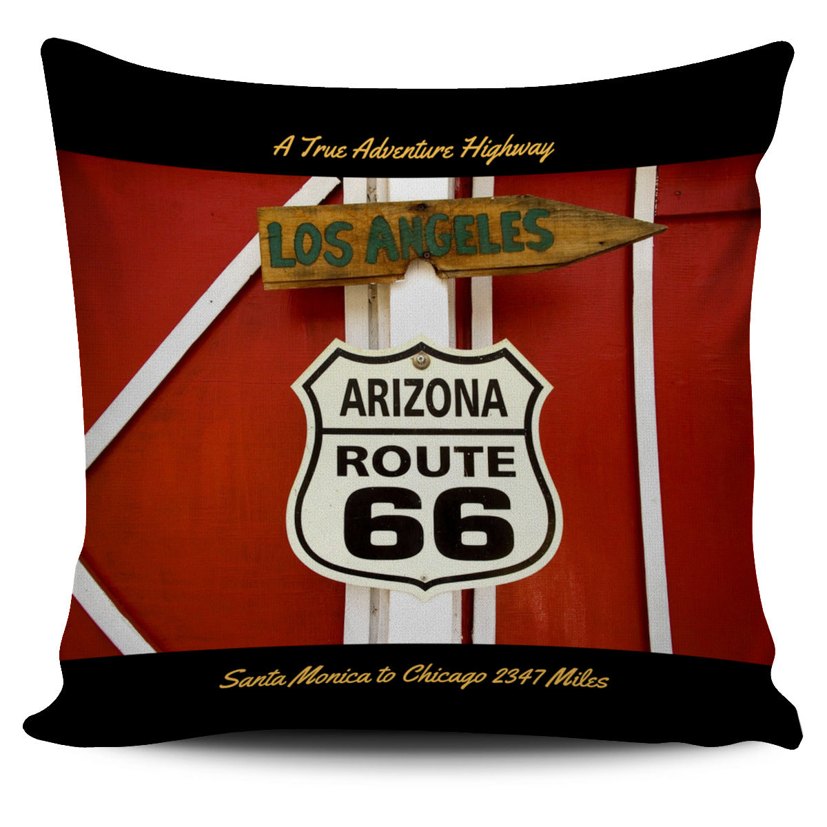 Route 66 Pillow Cover
