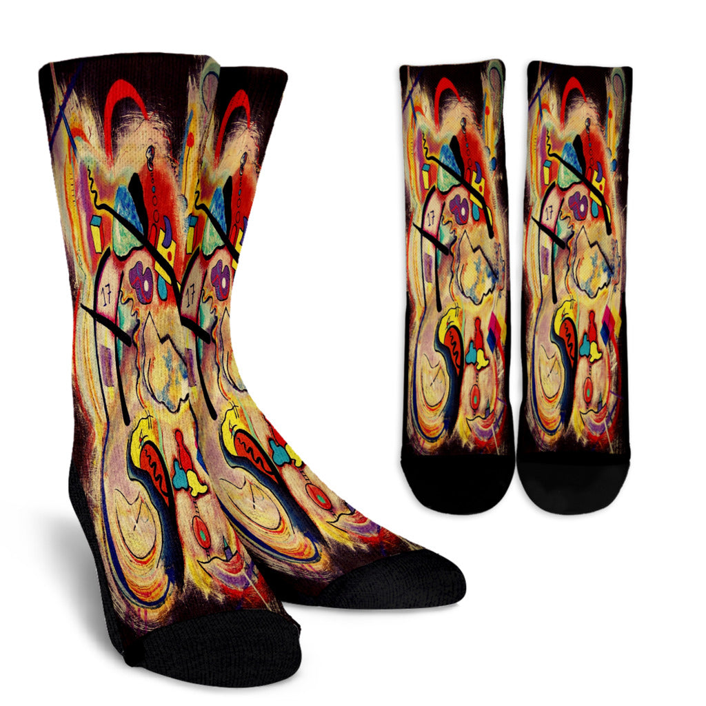 Rare Modern Art Socks