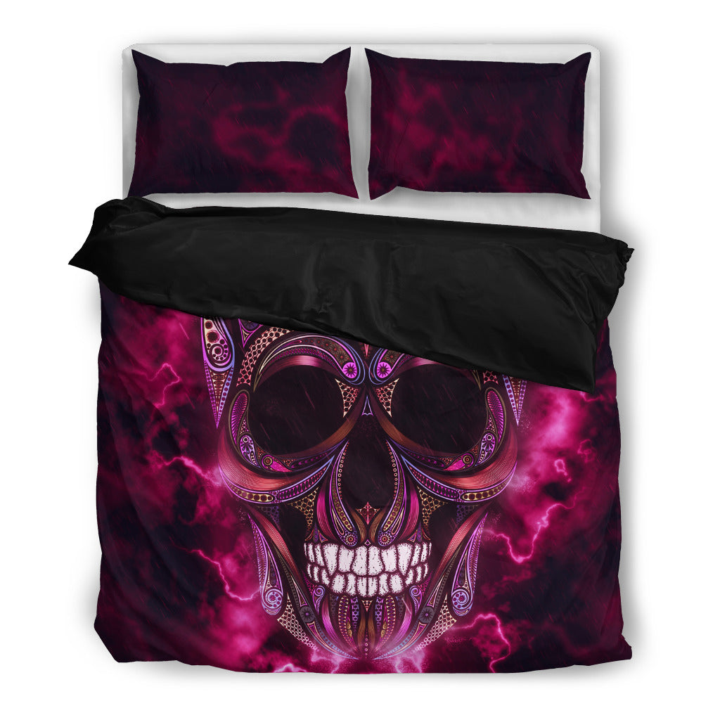 Pink Sugar Skull Bedding