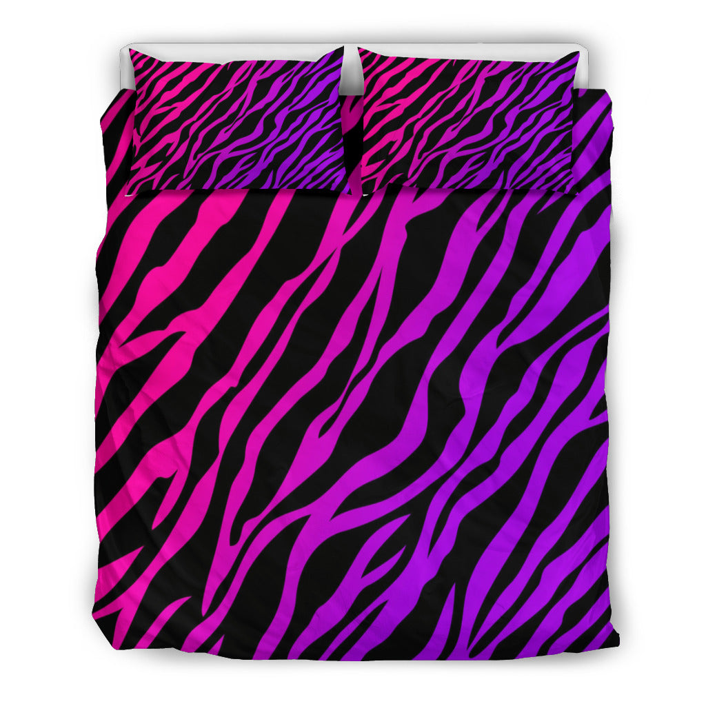 Rainbow Zebra Bedding