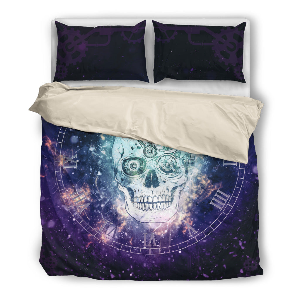 Skull Clock Style 2 Bedding