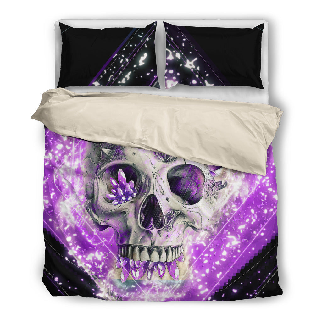 Purple Skull Bedding