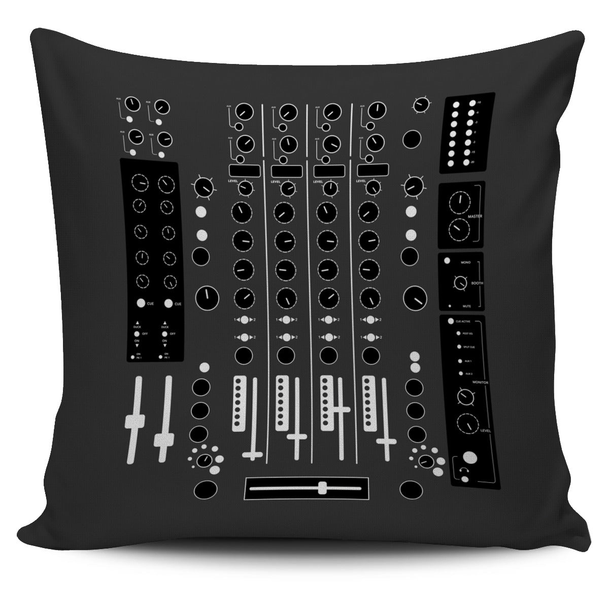 DJ Set Mixer Pillow Cover - Modern Style