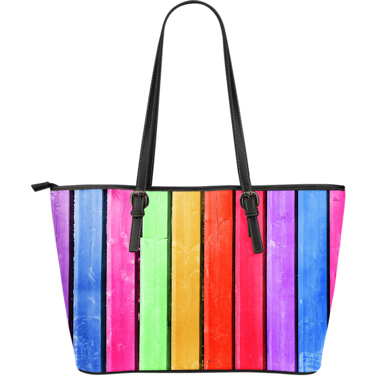 Beach Hut Stripe Large Handbag - Modern Style