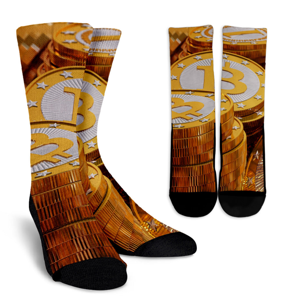 Bitcoin Socks - Modern Style
