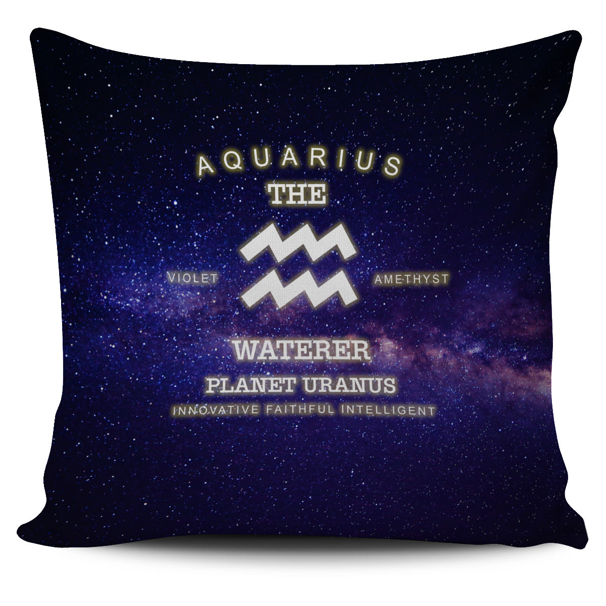 NP Zodiac Aquarius Pillow Cover