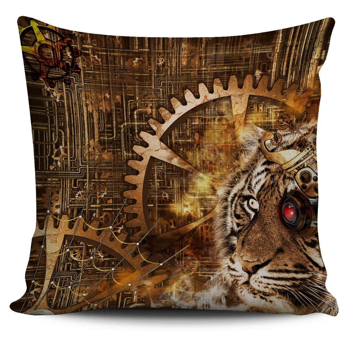 Tiger Eye Pillow Cover