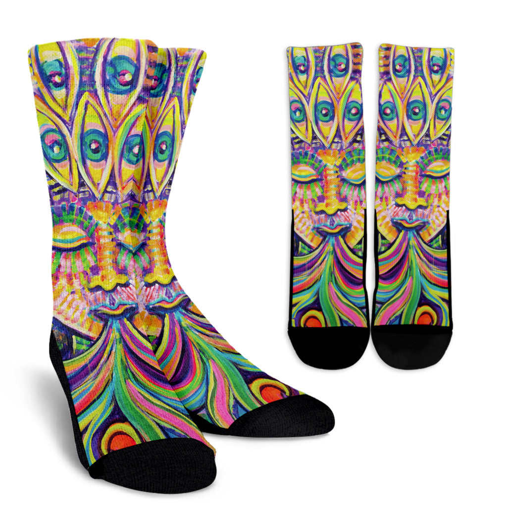 Buddha Eye Breath Socks - Modern Style
