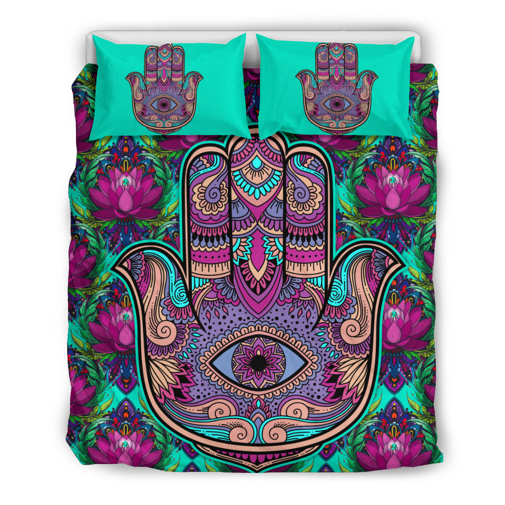 Hamsa Lotus Bedding 