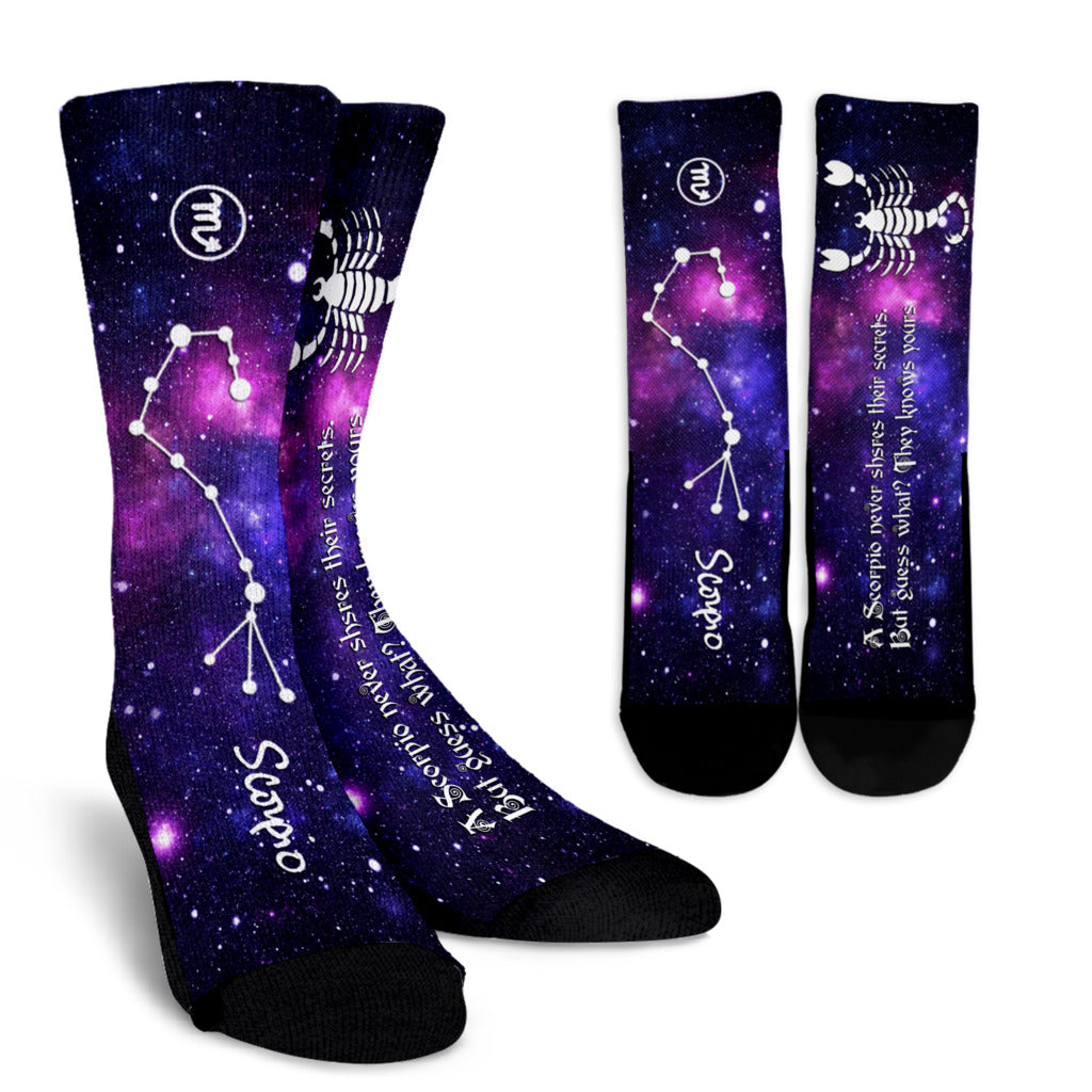Zodiac Scorpio Horoscope Socks