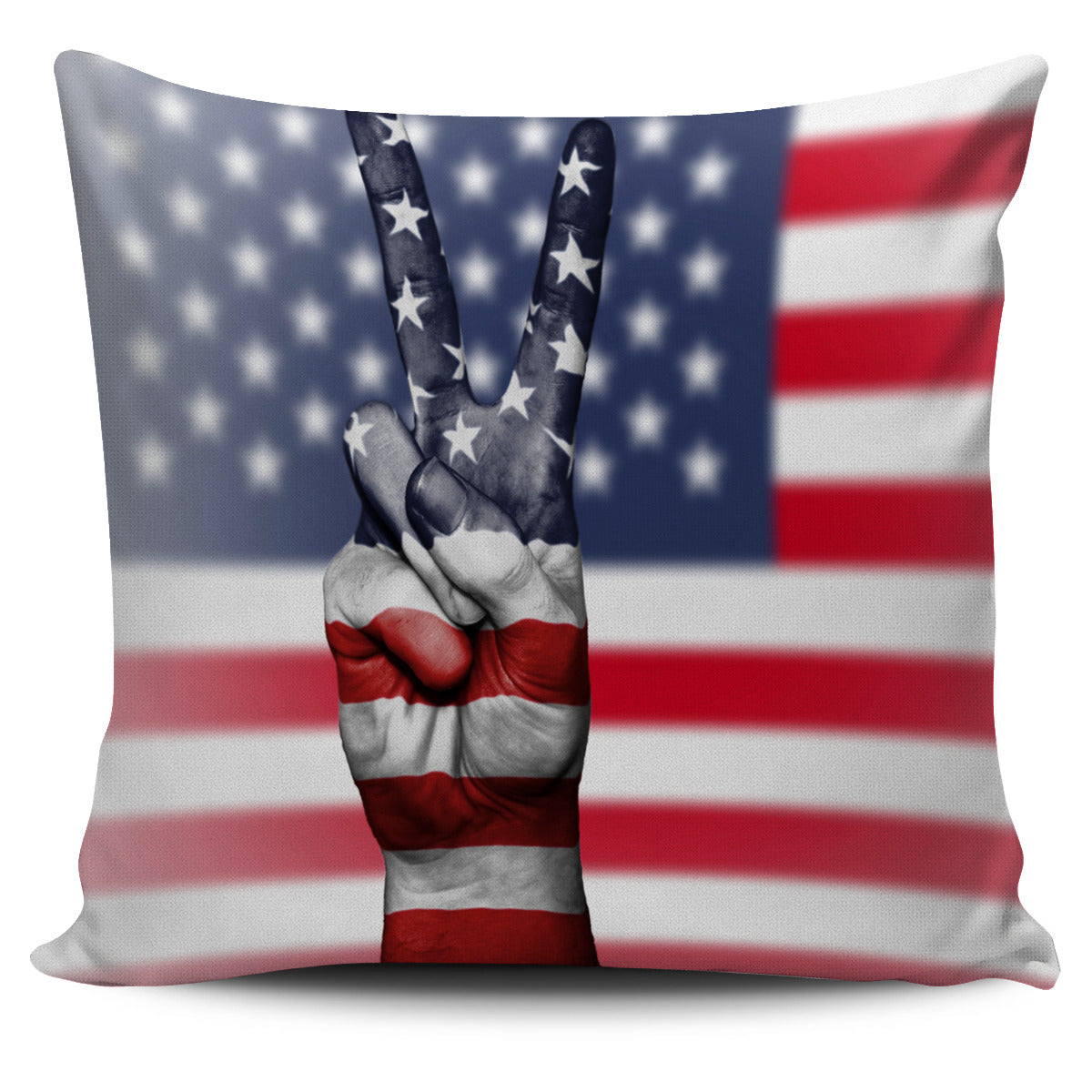American Peace Pillow Cover - Modern Style