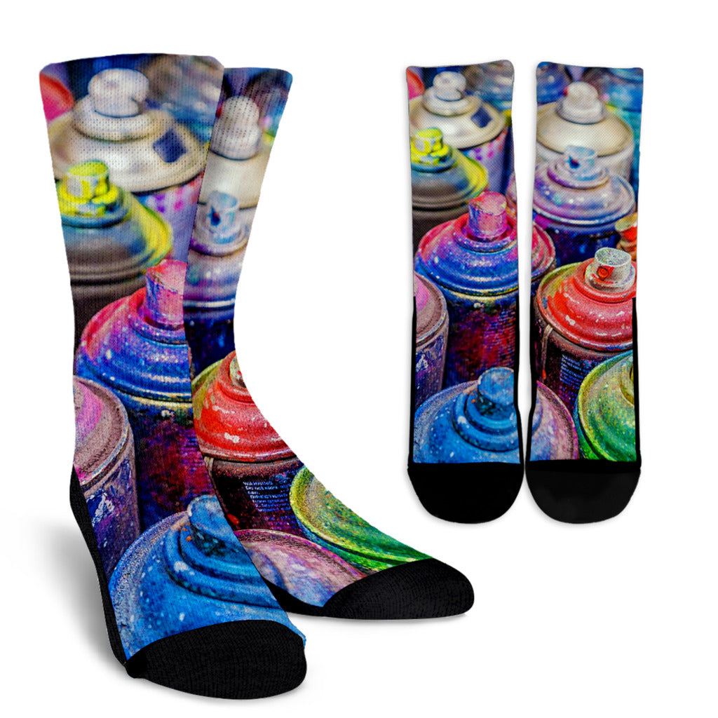 Grafitti Paint Socks