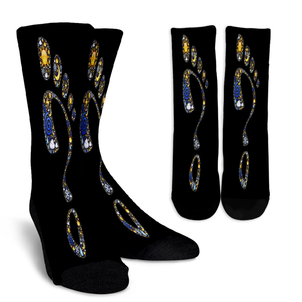 Foot Prints of Life Socks