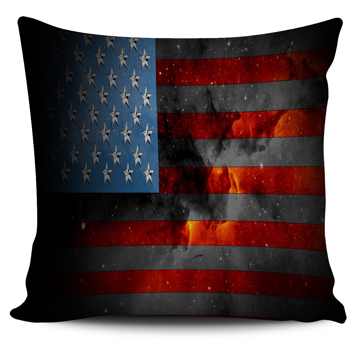 American Space Flag Pillow Cover - Modern Style