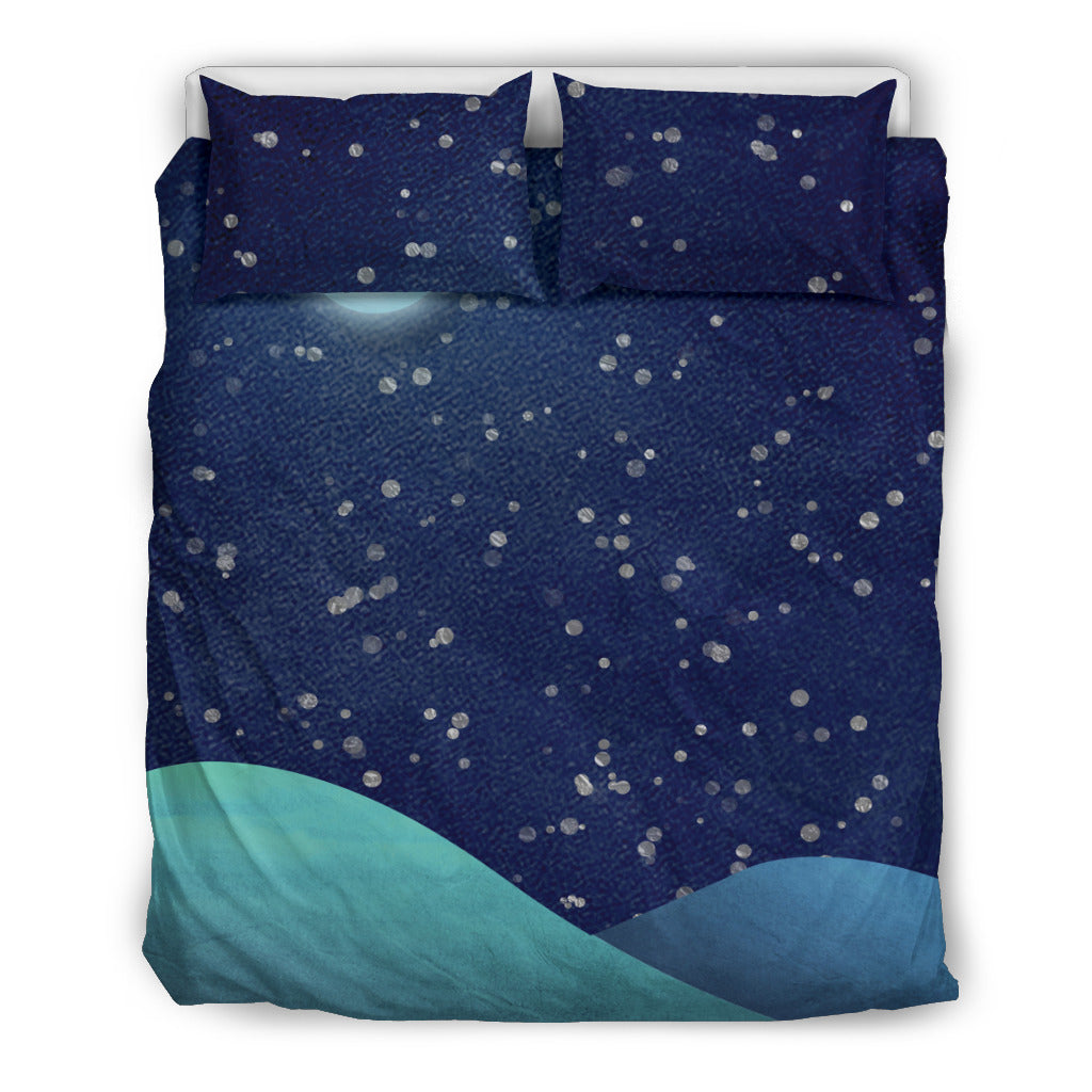 Fantasy Night Sky D10 Bedding - Modern Style