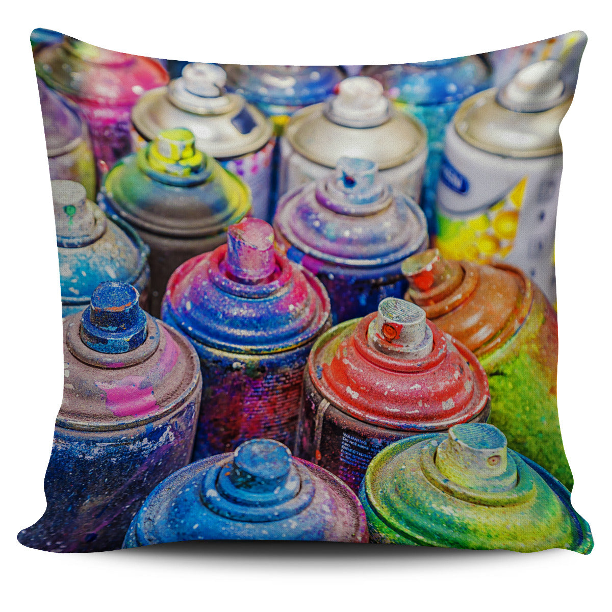 Grafitti Paint Pillow Cover