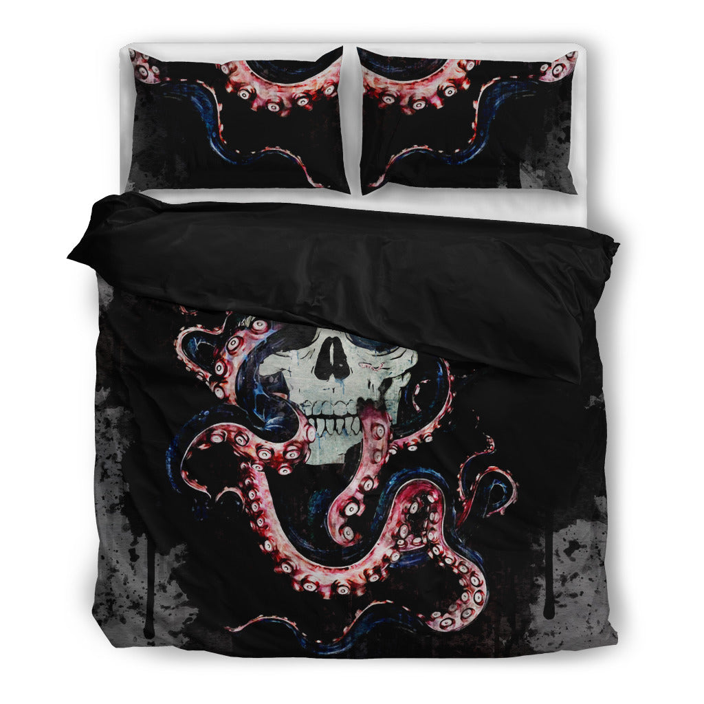 Octopus and Skull Bedding