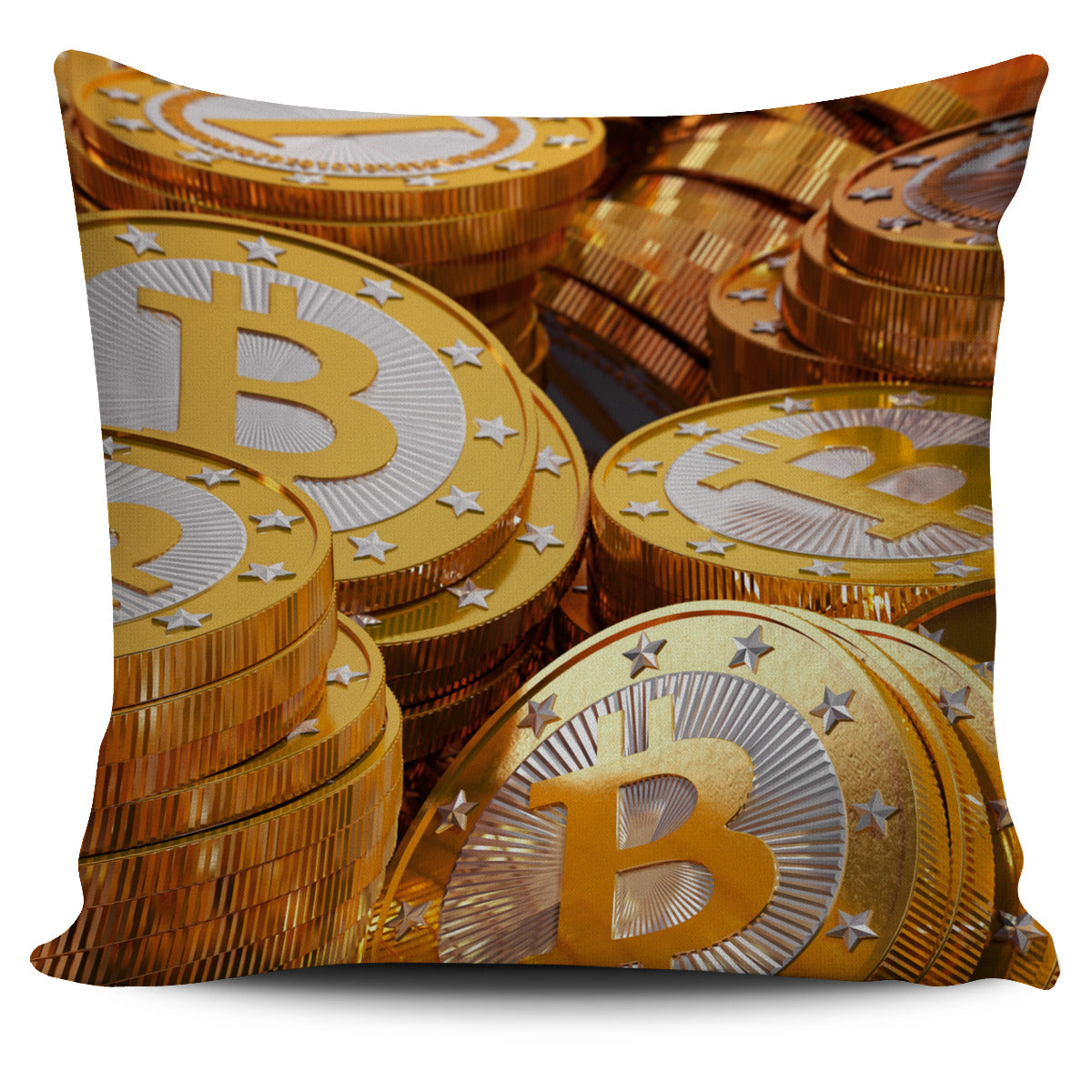 Bitcoin Pillow Cover - Modern Style