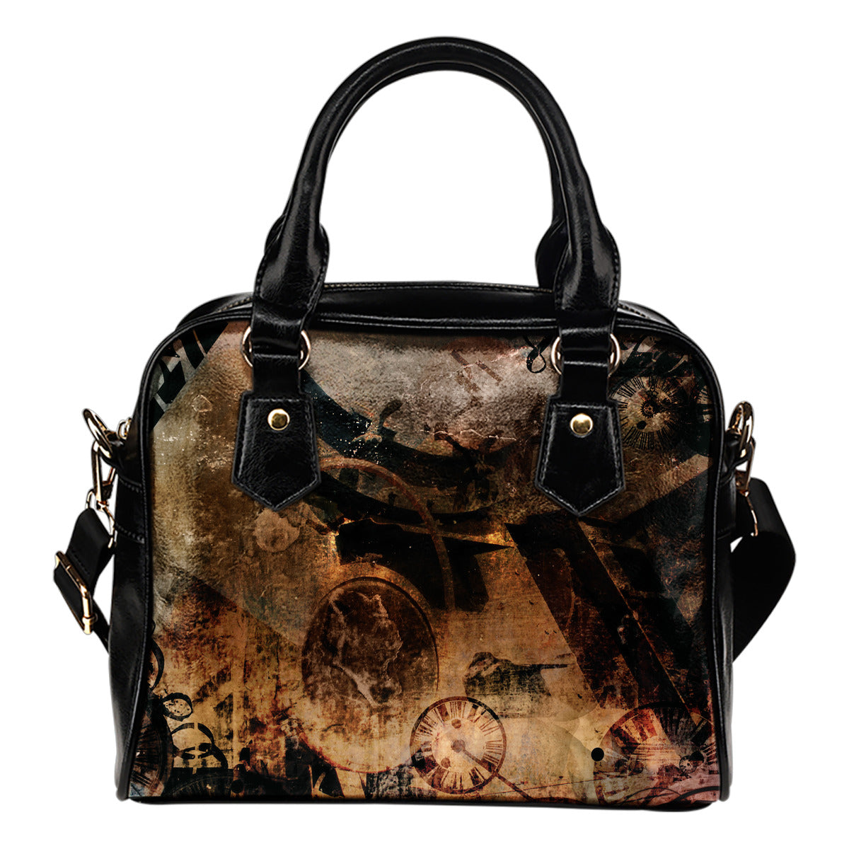 Steampunk Art Shoulder Handbag