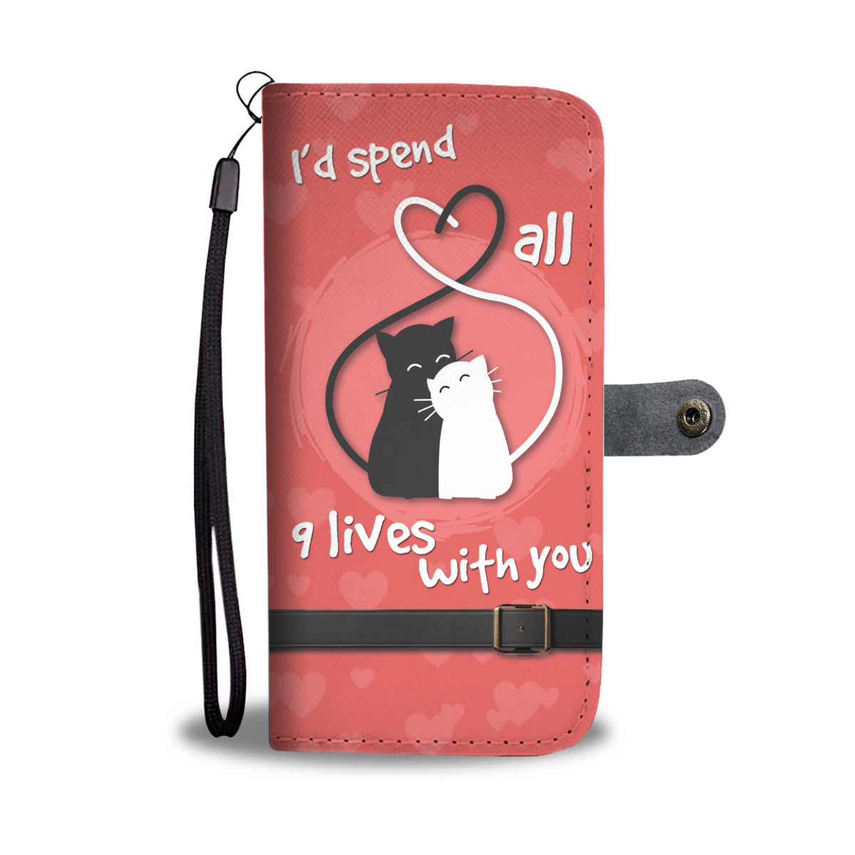 MODERN Cat WALLET CASE