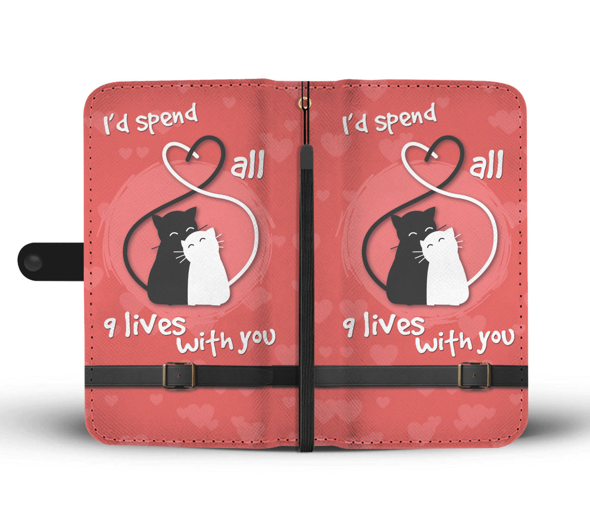 MODERN Cat WALLET CASE