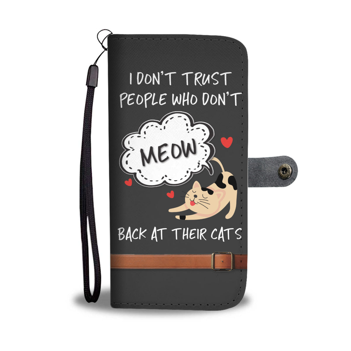 MODERN Cat WALLET CASE