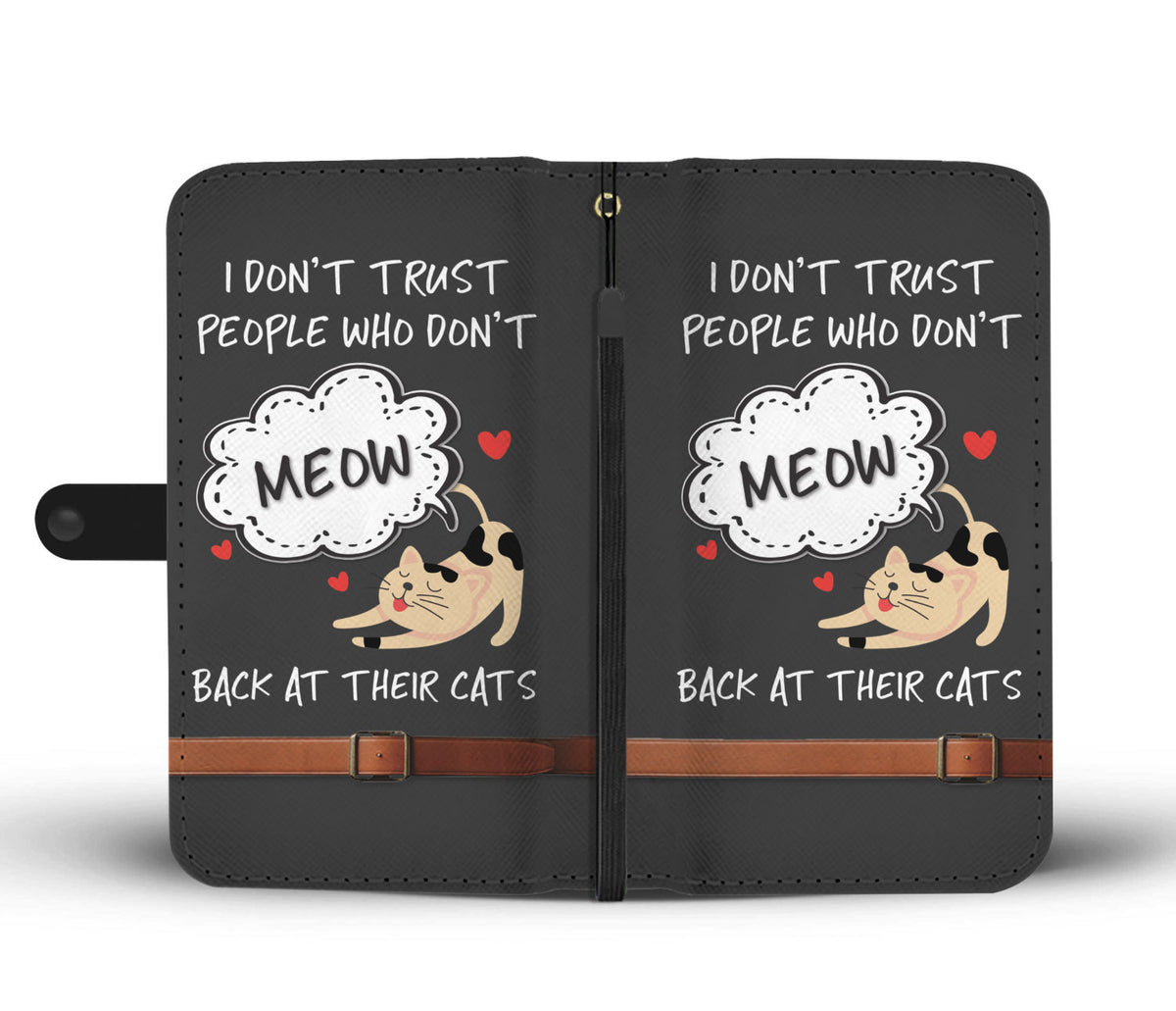 MODERN Cat WALLET CASE