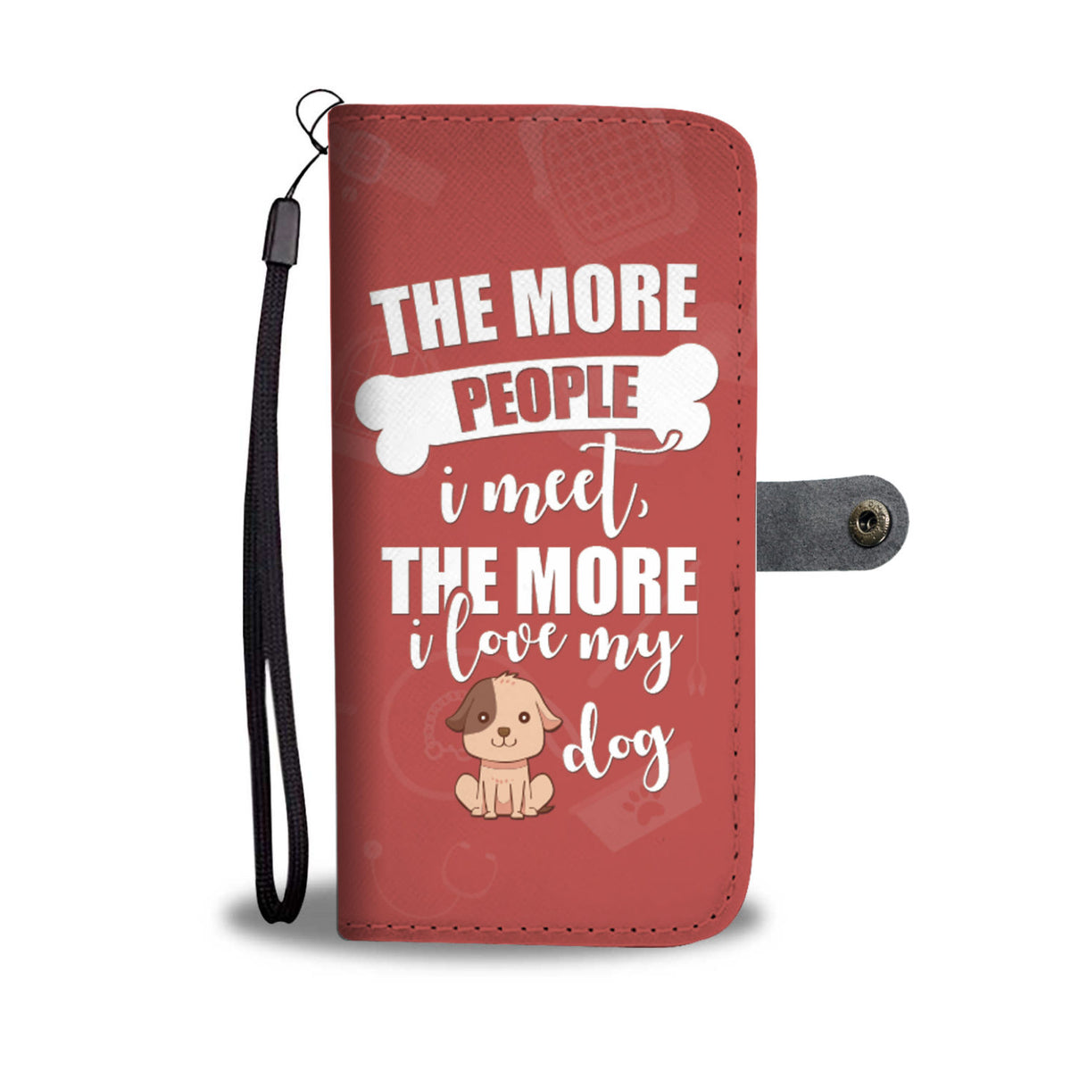 MODERN Dog lover WALLET CASE