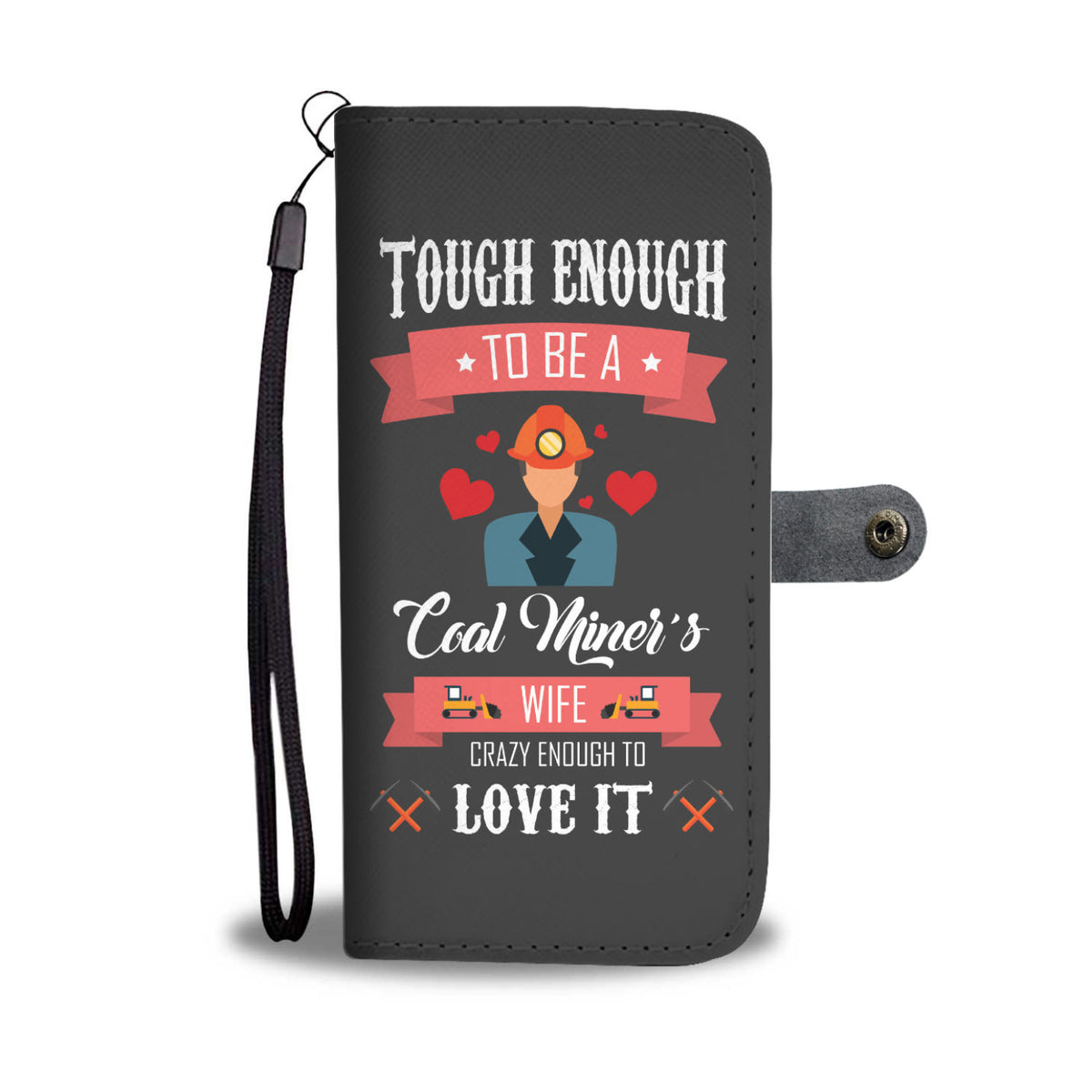 MODERN coal miner WALLET CASE