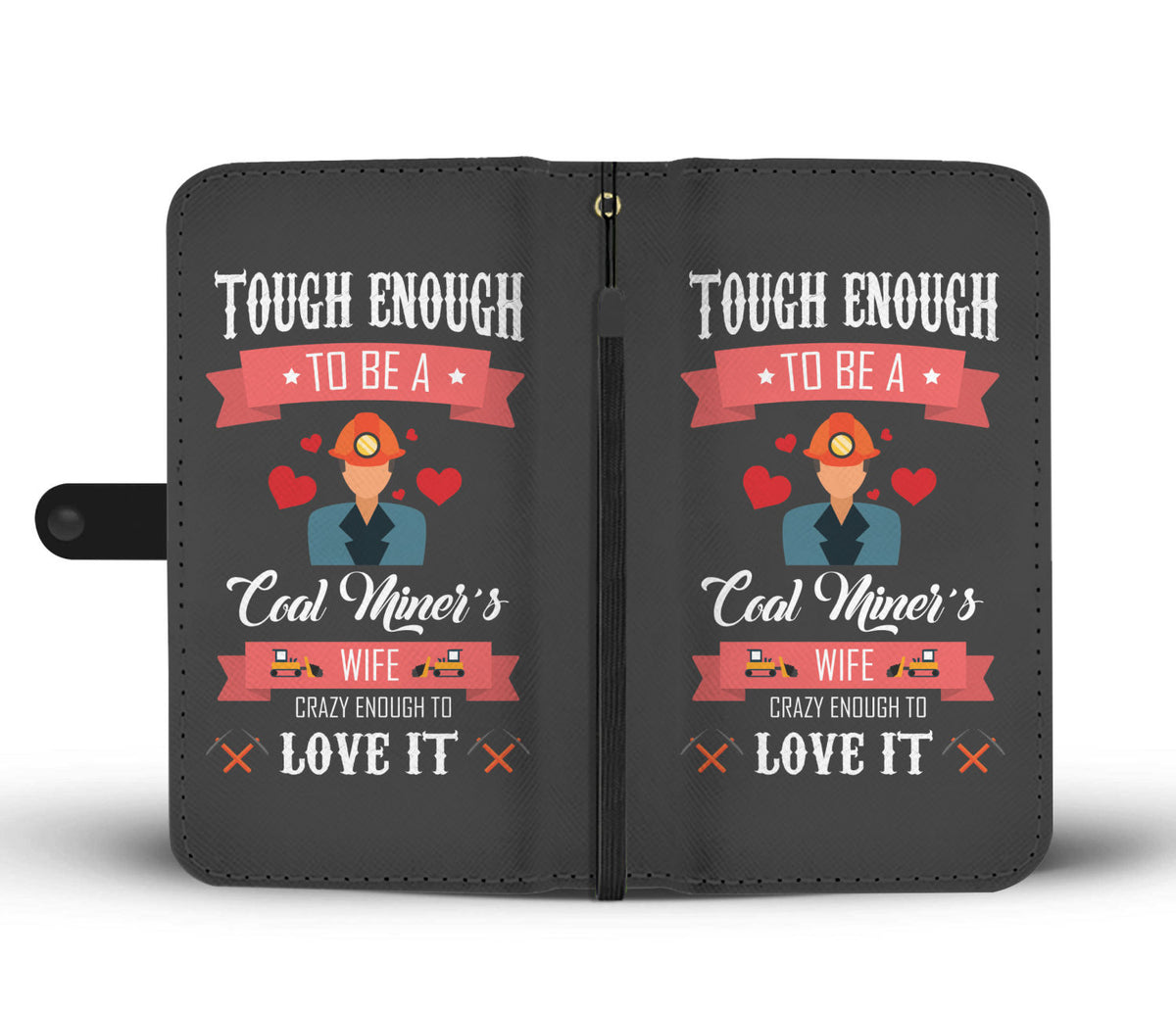 MODERN coal miner WALLET CASE