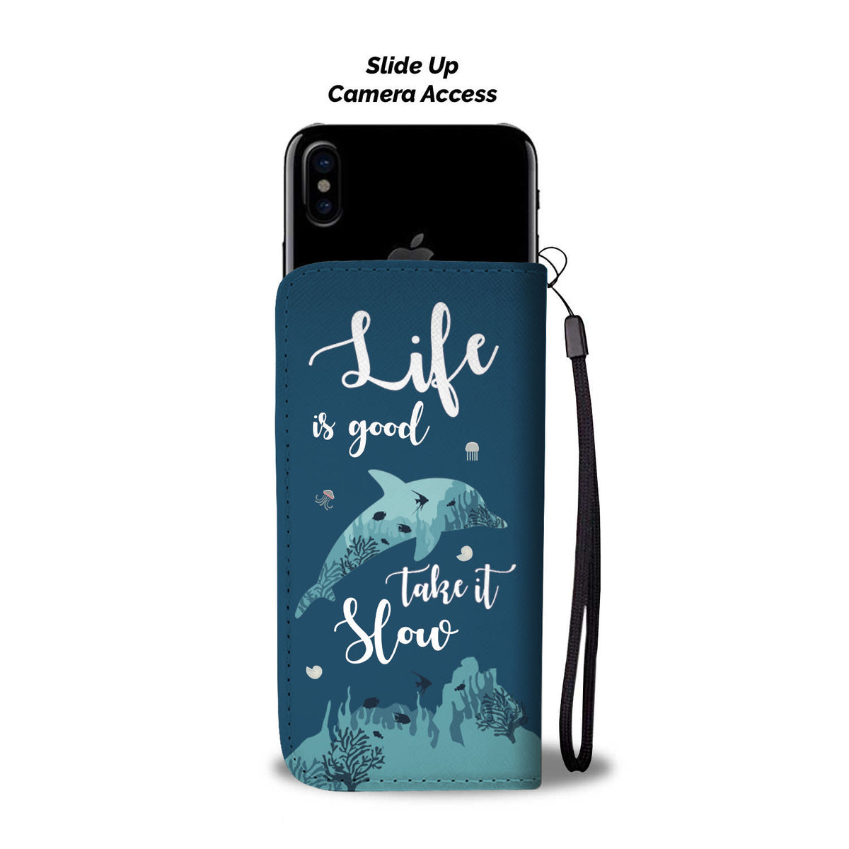 MODERN dolphins WALLET CASE