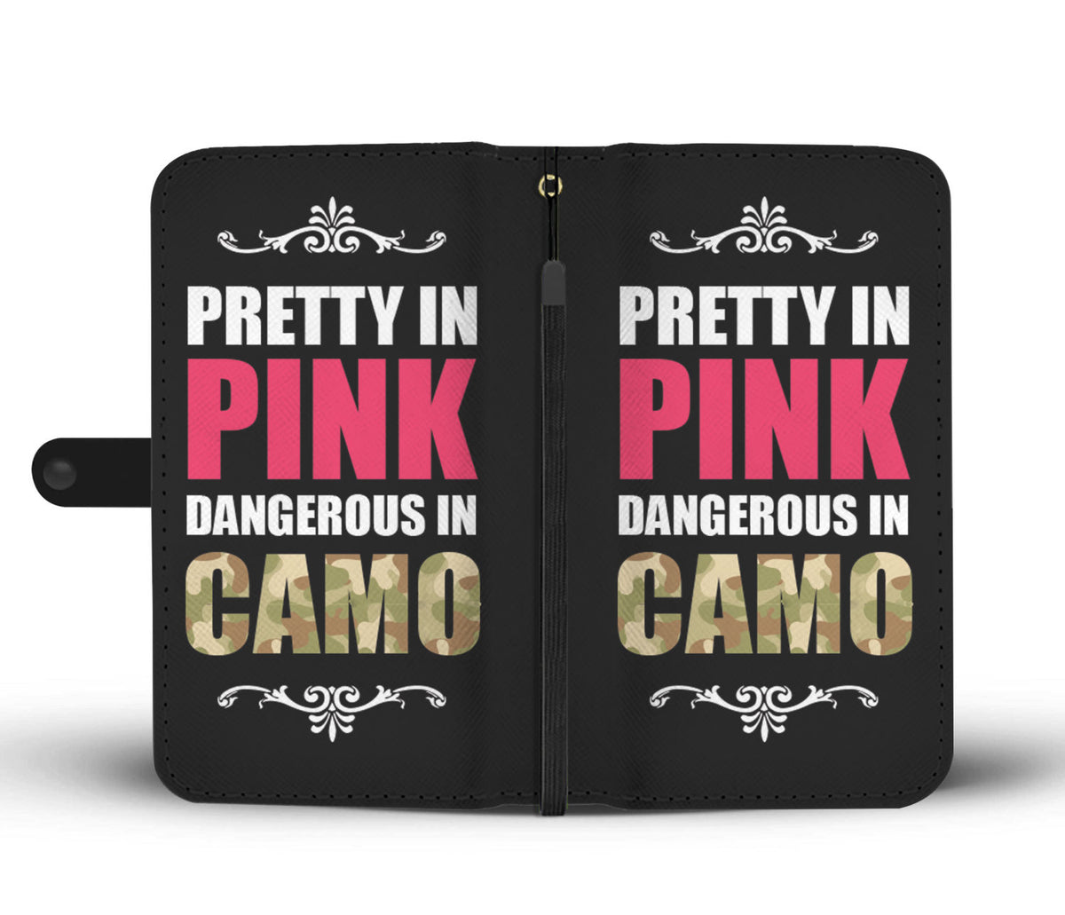 MODERN pink camo WALLET CASE