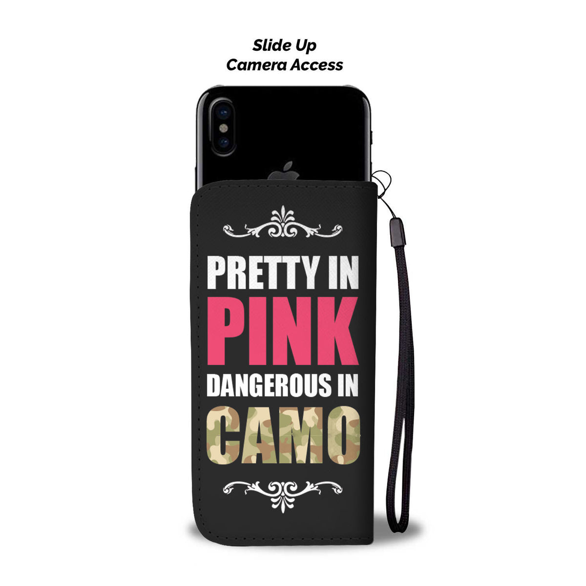MODERN pink camo WALLET CASE