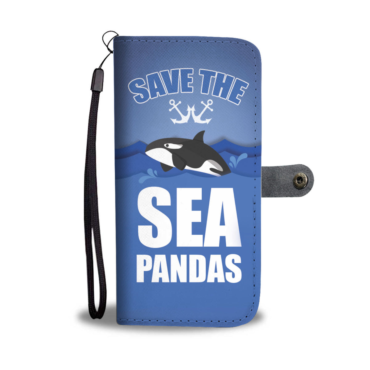 MODERN save whales WALLET CASE