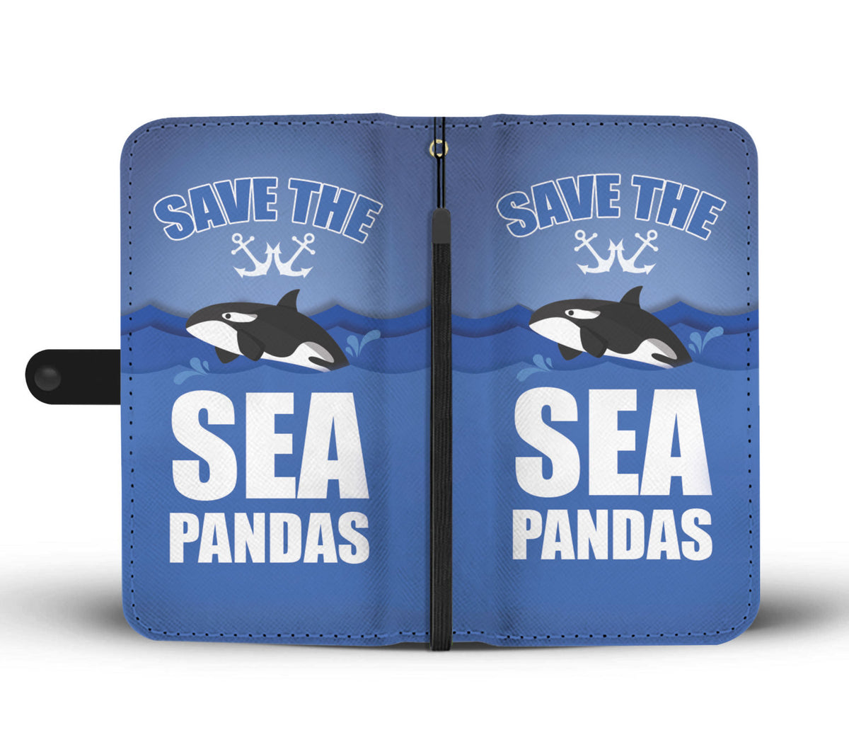 MODERN save whales WALLET CASE