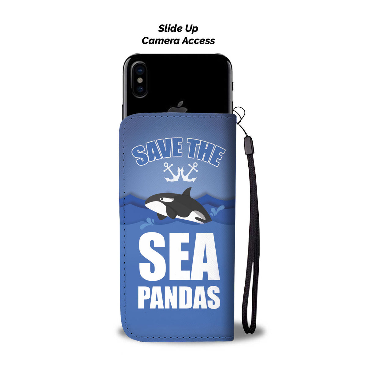 MODERN save whales WALLET CASE