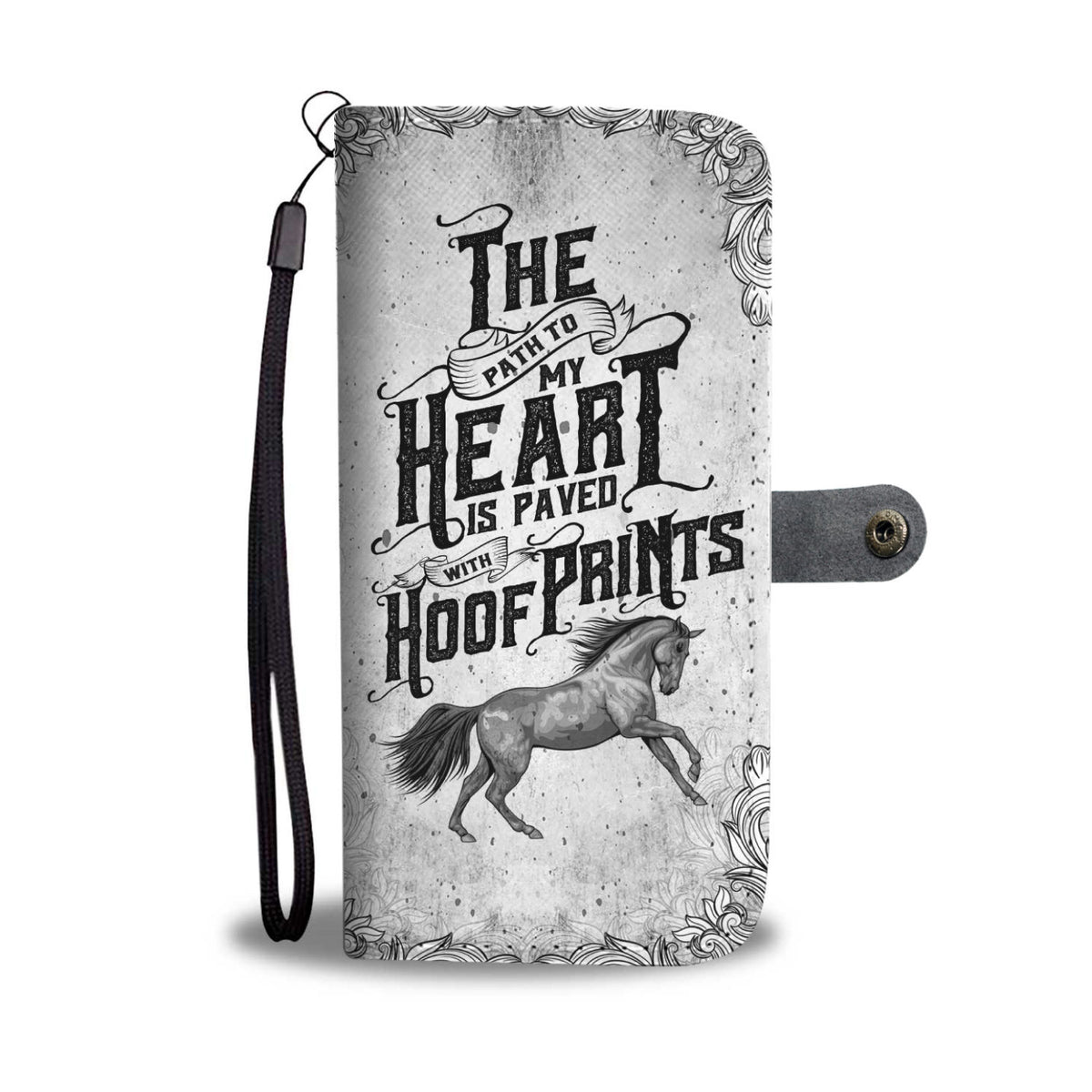 MODERN horse WALLET CASE