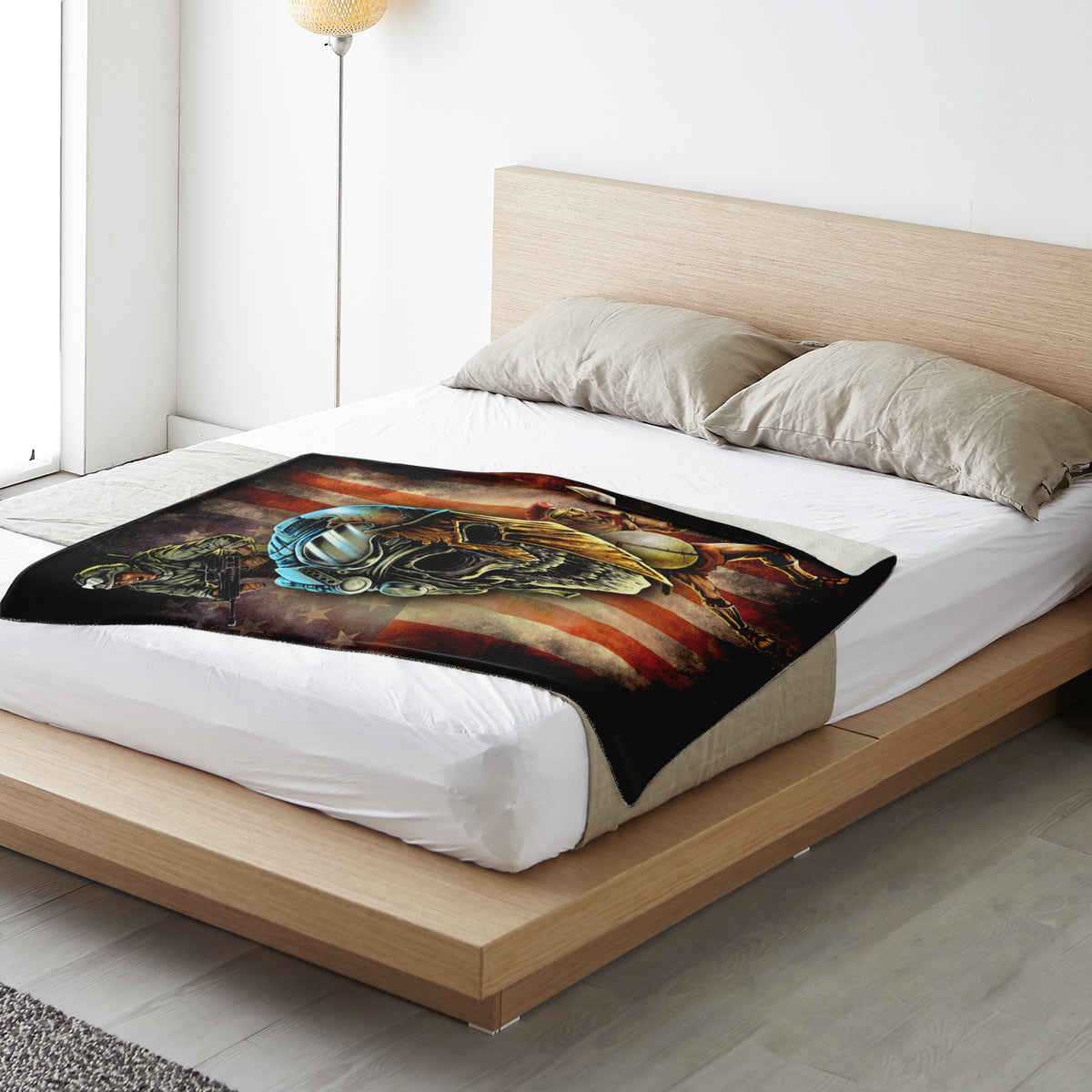 Spartan Warrior Soldier Blanket