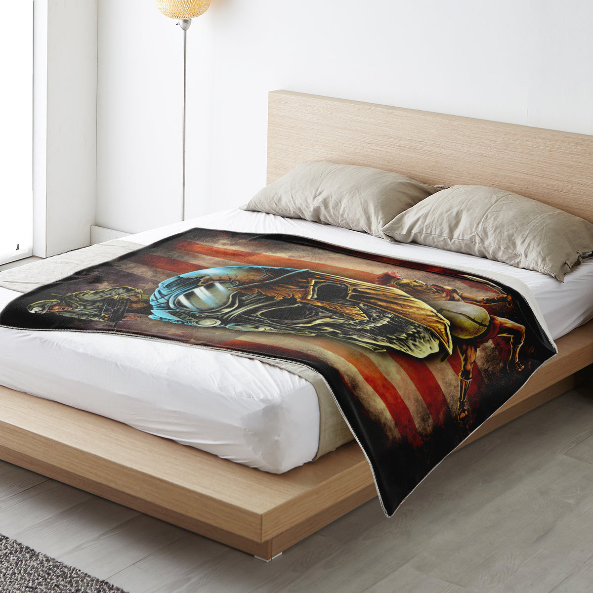 Spartan Warrior Soldier Blanket