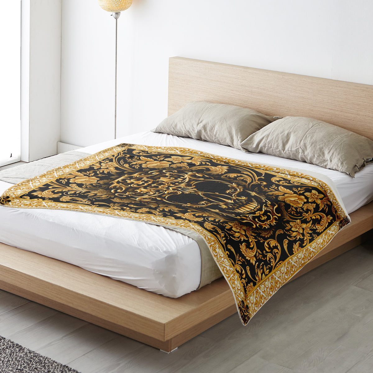 Baroque Skull Blanket