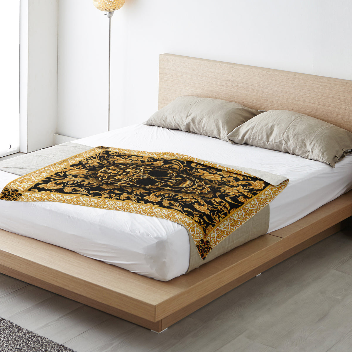 Baroque Skull Blanket