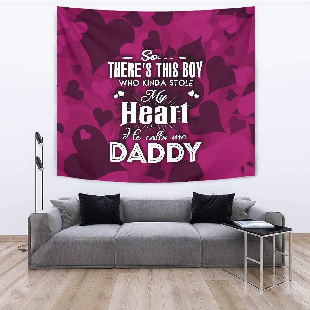 This Boy He Calls Me Daddt Wall Papestry