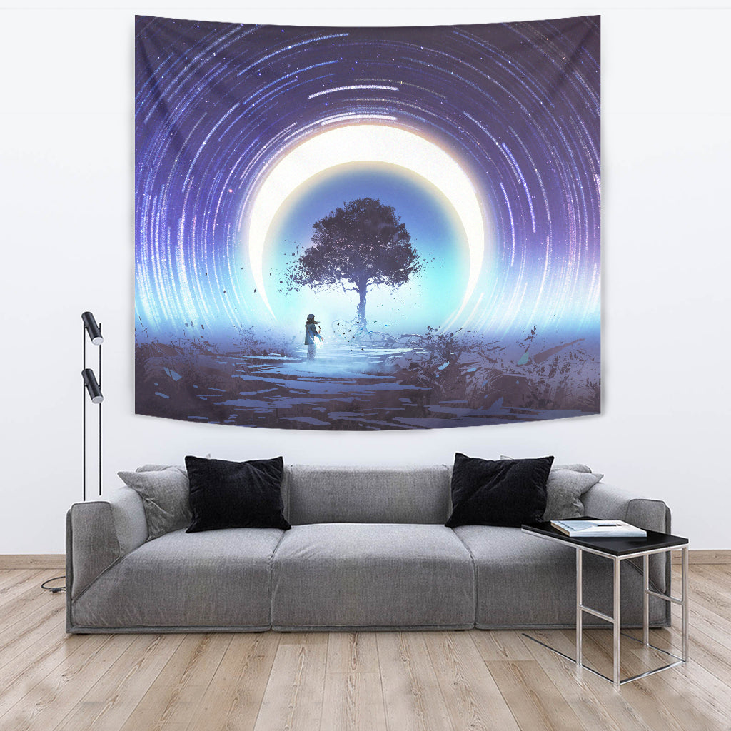 Moon Light Sonata Wall Tapestry