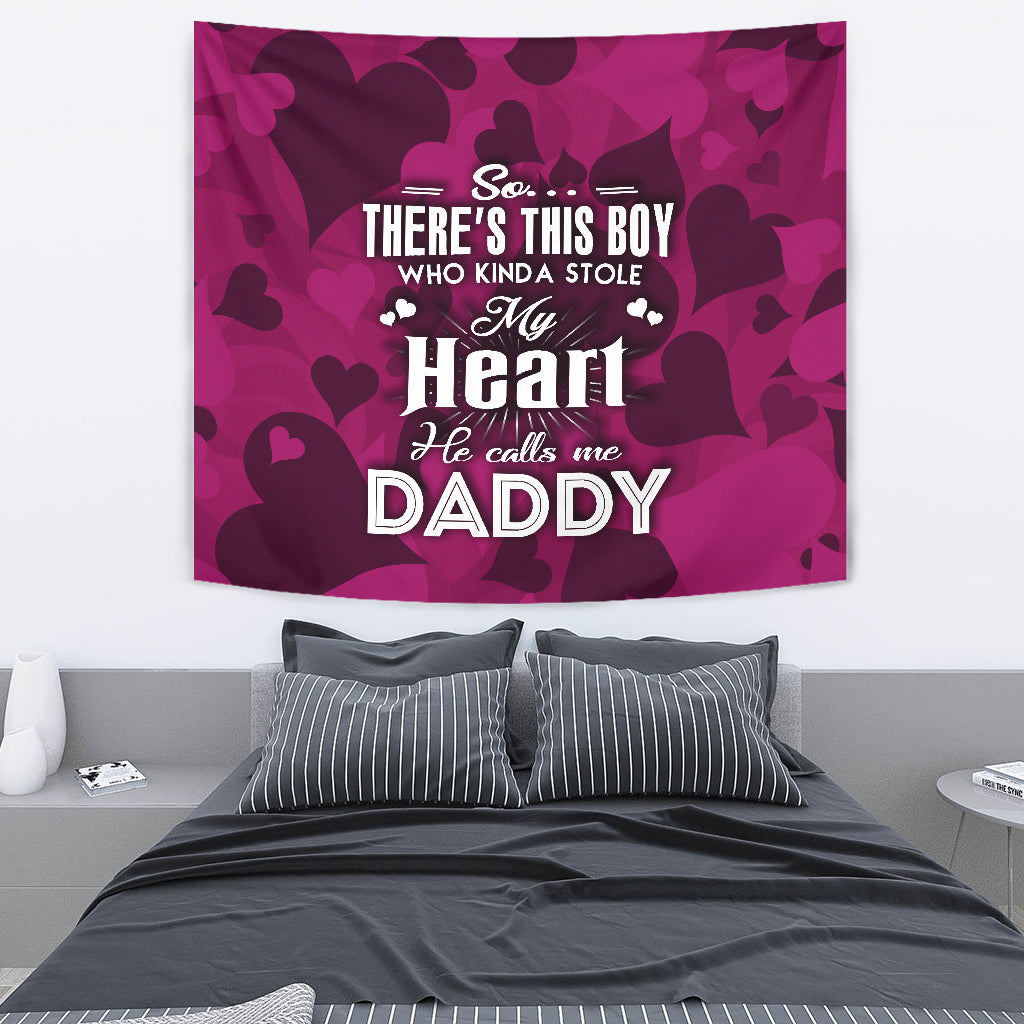 This Boy He Calls Me Daddt Wall Papestry