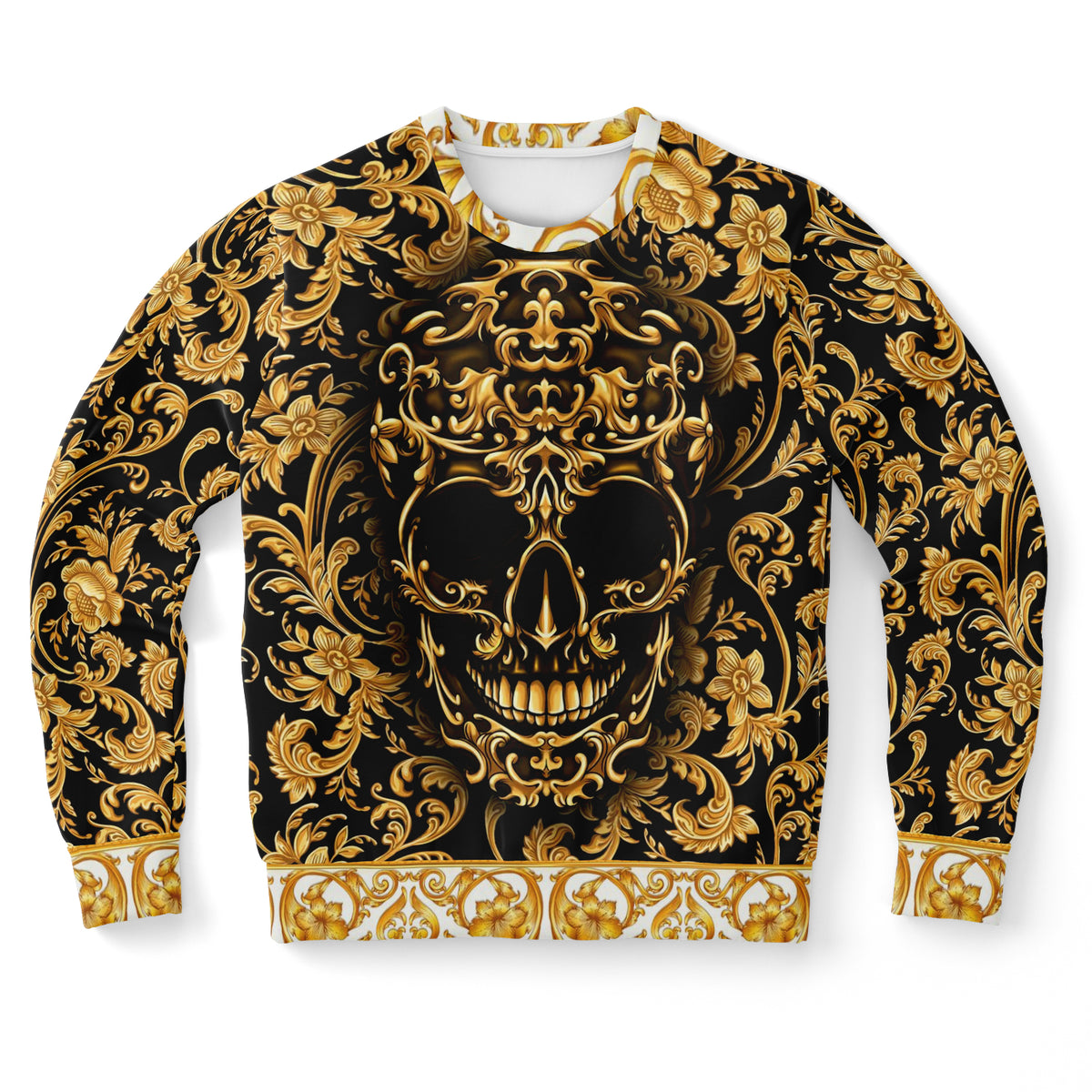 Baroque Skull Fashion Sweatshirt