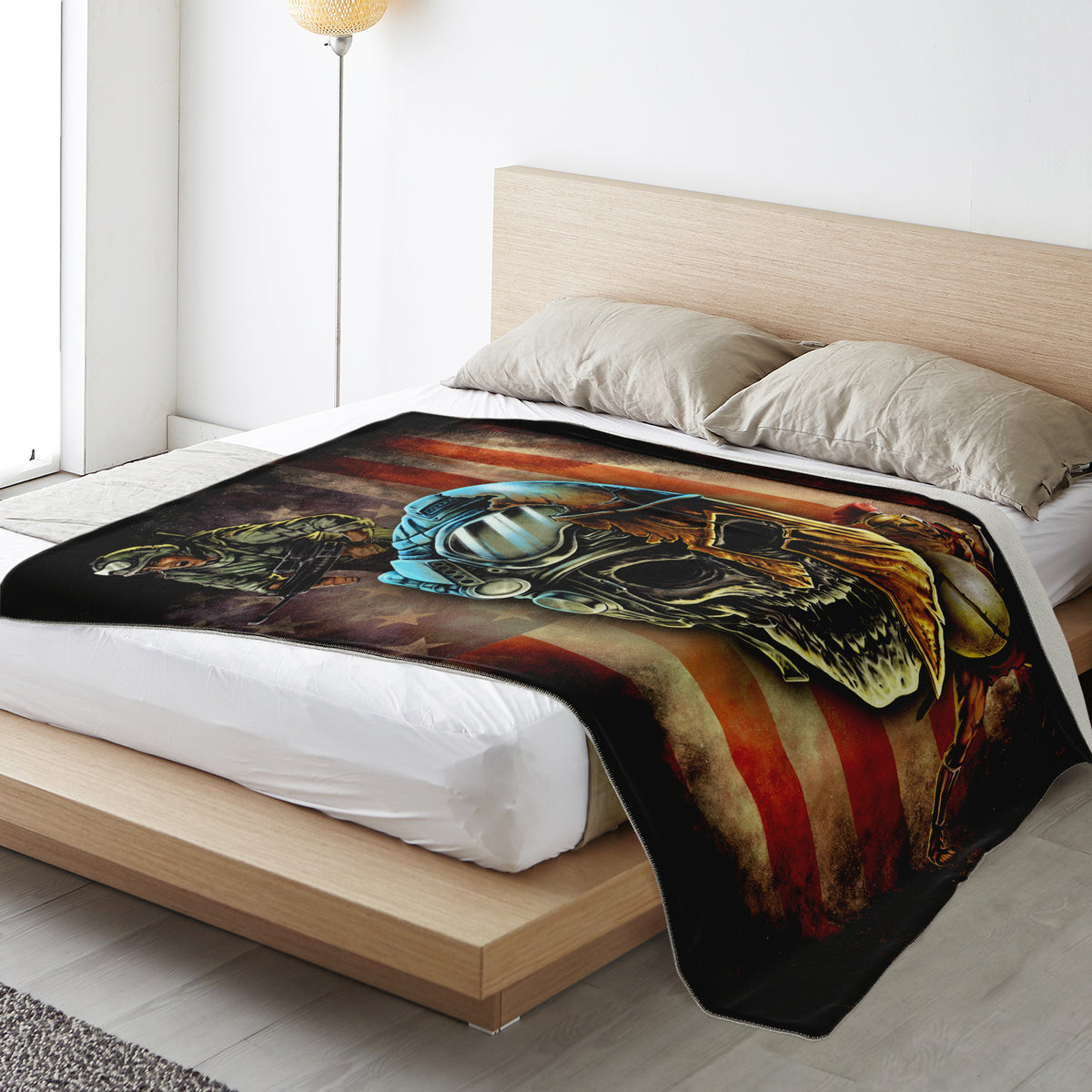 Spartan Warrior Soldier Blanket